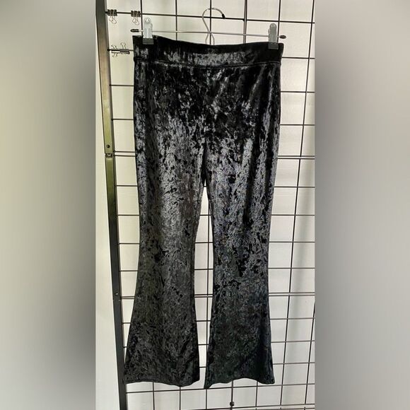 Melrose and Market black bell bottom pants EUC - Picture 1 of 6